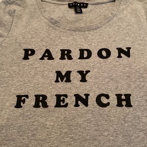 Tribal tee shirt. Size Petite Small.